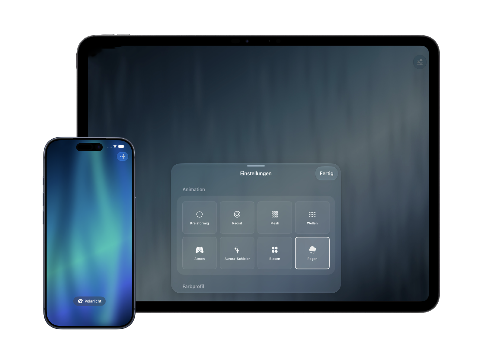 Formafluxa App – fließende Farbverläufe auf dem iPhone