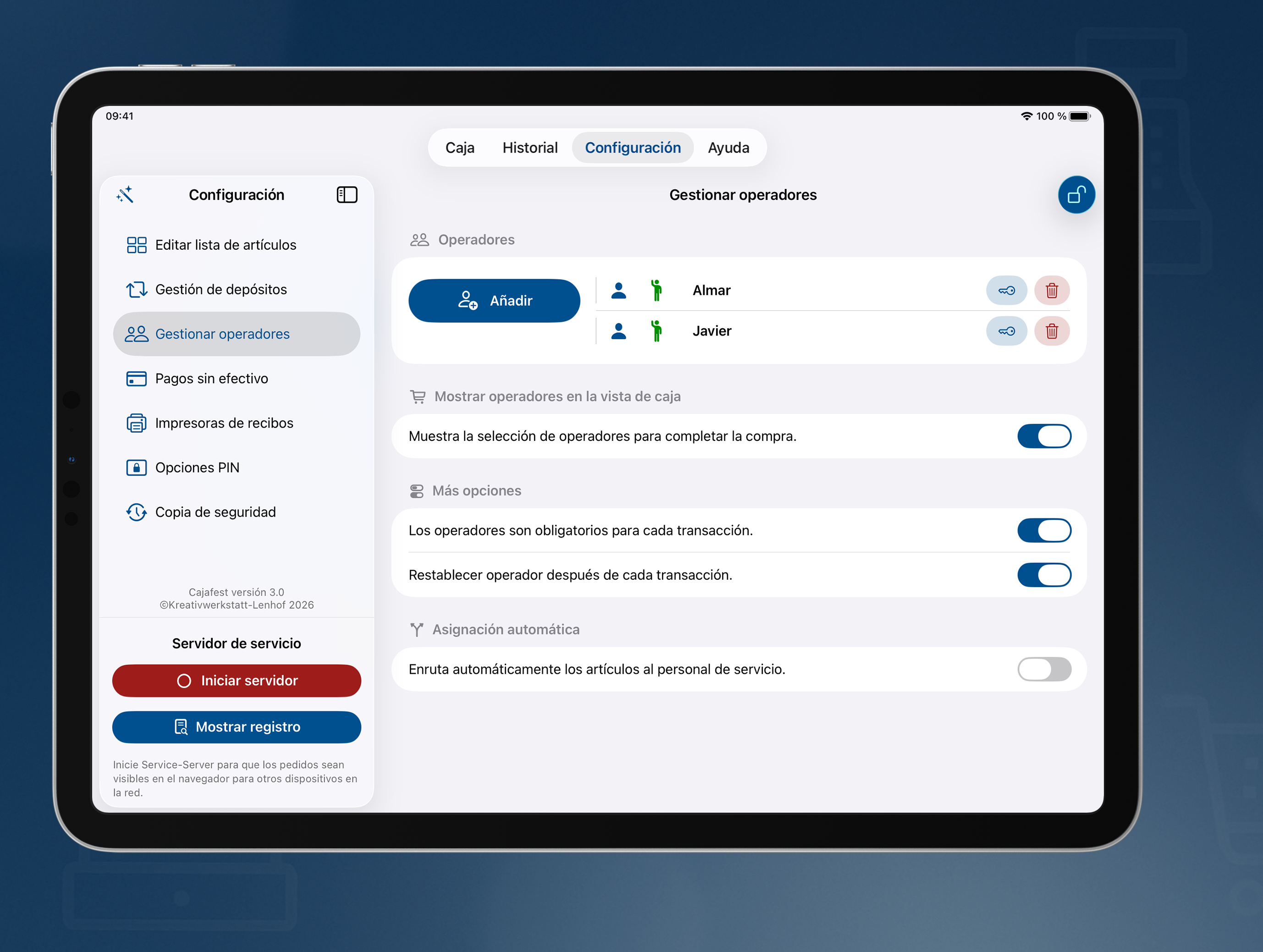 Gestión de usuarios